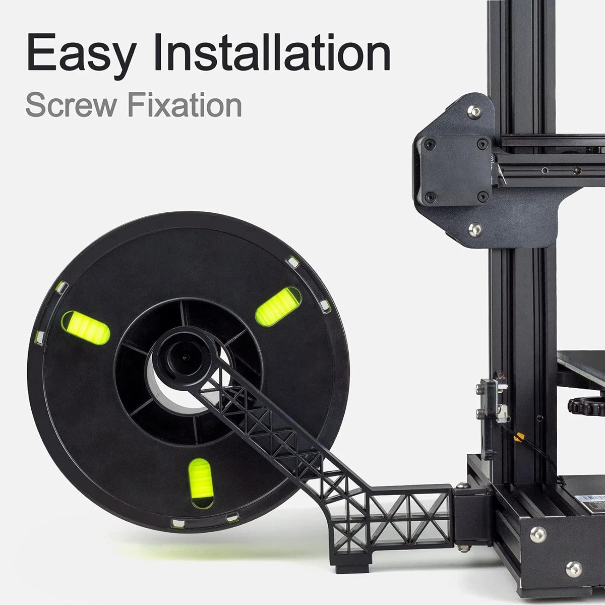CREALITY Ender 3 Rotatable Filament Spool Holder Upgrade Built-in Black