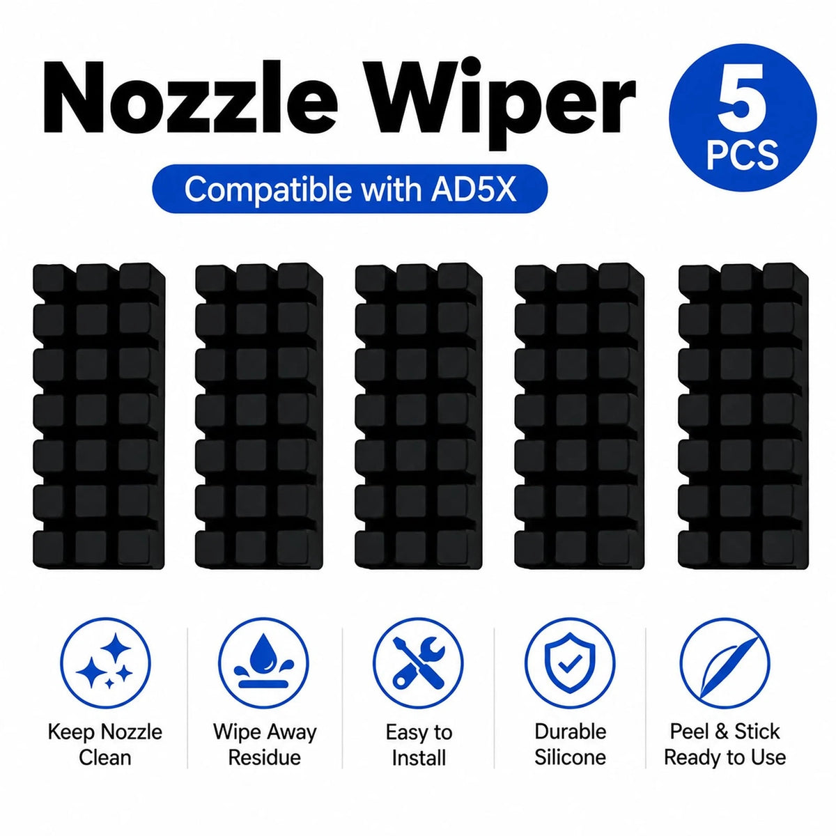 3D Printer Tool Kit for Flashforge AD5X, Nozzle Cleaning Accessories