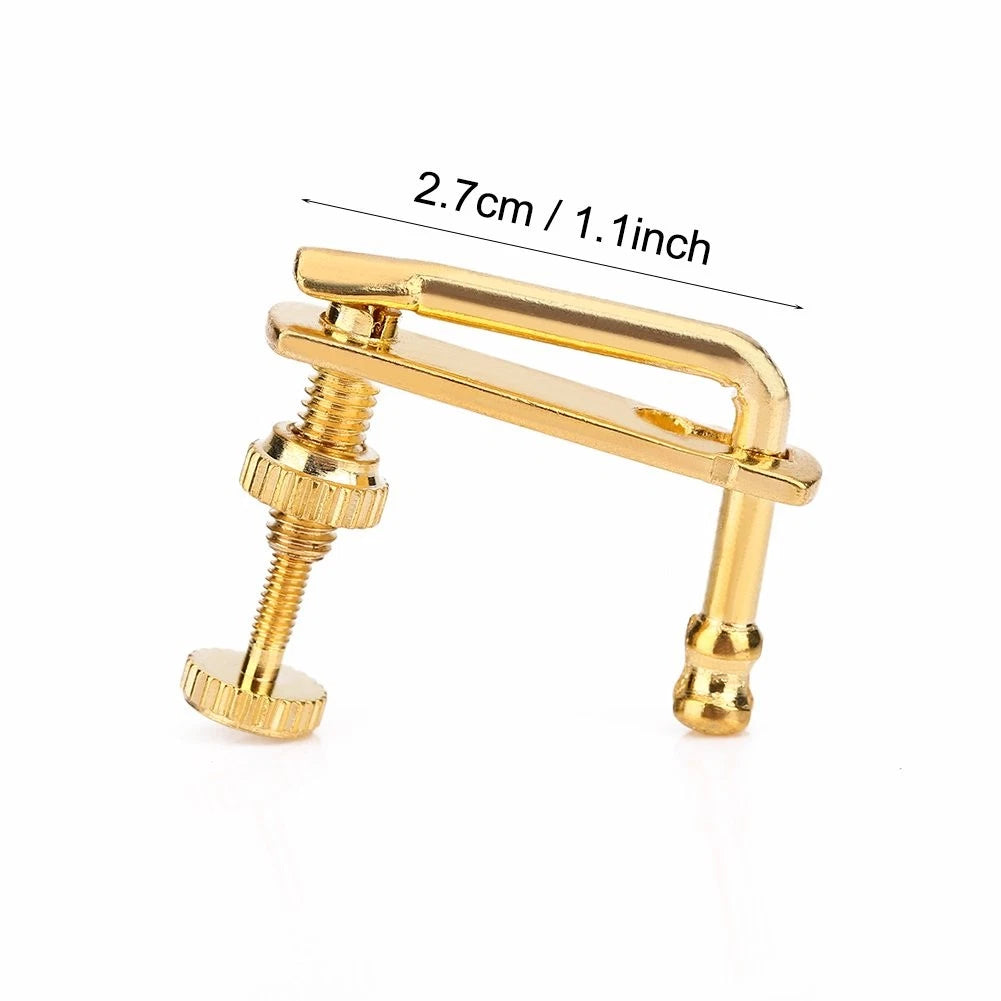 4Pcs Violin Fine Tuners, Gold Parts String Adjusters Replacement for...