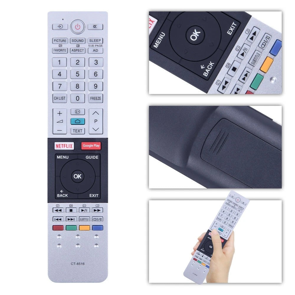 Replace Remote Control For Toshiba TV CT-8516