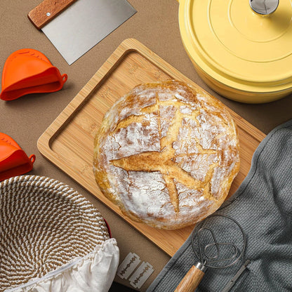 Honeydak 7 Pack 12" x 5" (Dutch Oven), 8" x (Proofing Basket), Yellow