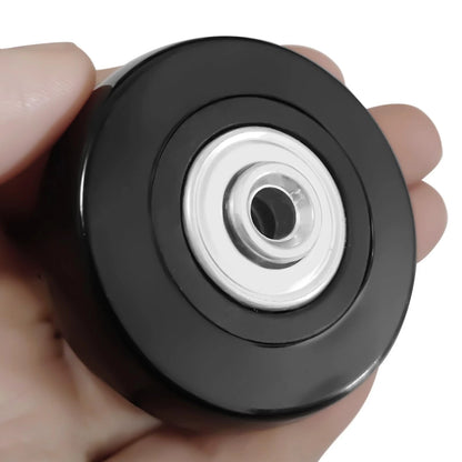 Luggage Suitcase Replacement Wheels 50mm Diameter 1 7/8 50 x 18 mm, Black