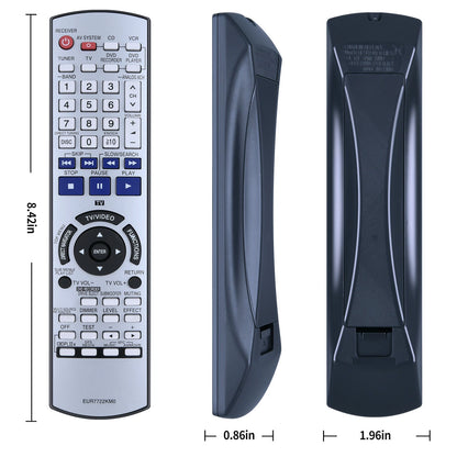EUR7722KM0 Remote Control For Panasonic AV Receiver SA-XR55 SA-XR55P SA-XR55K