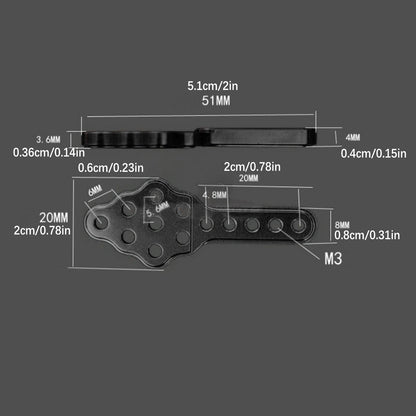 4* RC Car Black Shock Absorber Mount For Axial SCX10 90046 TRX4 RC Crawler Car;
