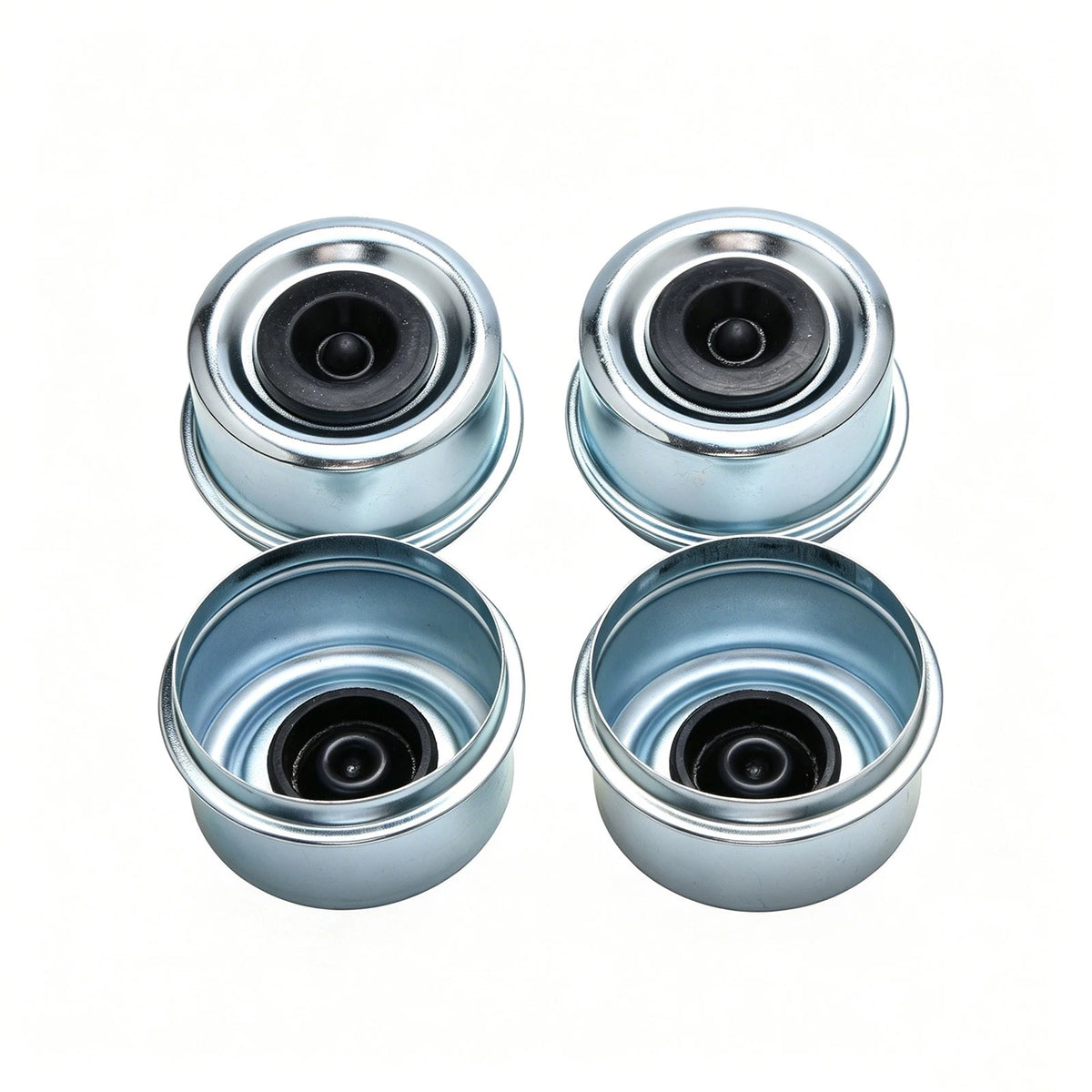 4Pcs 2.44" For Dexter Dust Cap Maintenance Kit w/ Rubber Plug & 4 Spare Plugs
