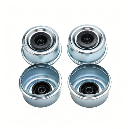 4Pcs 2.44" For Dexter Dust Cap Maintenance Kit w/ Rubber Plug & 4 Spare Plugs