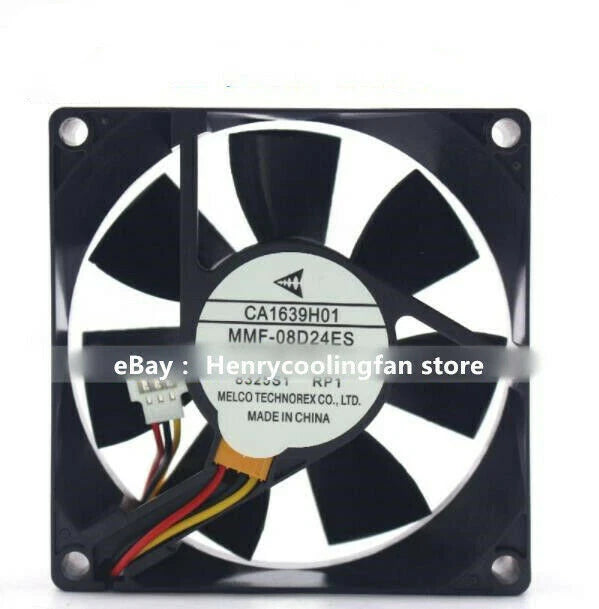For Melco MMF-08D24ES-RP1  DC24V 0.16A 80*80*25m Inverter cooling fan