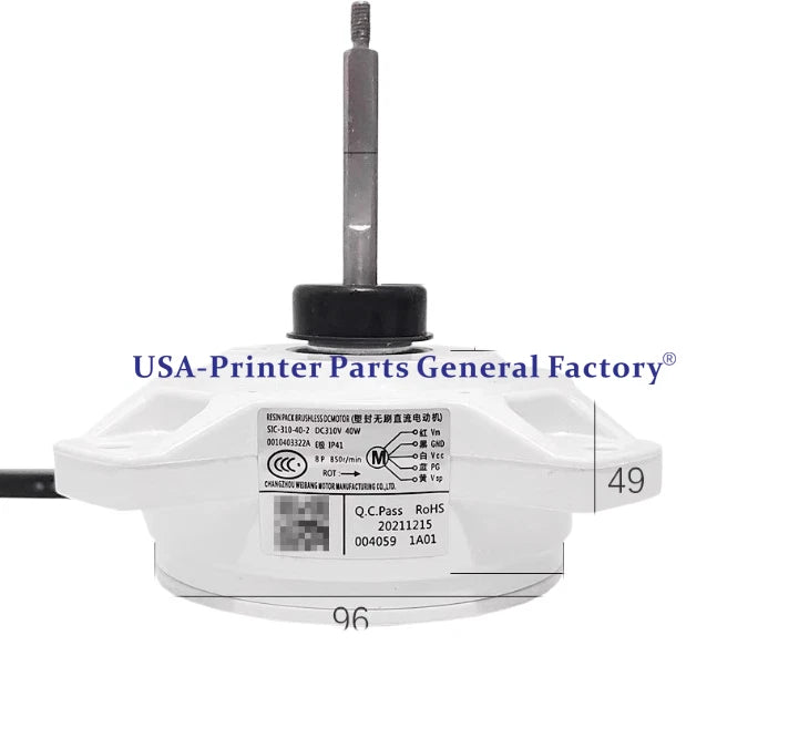 1PCS  Compatible For SIC-310-40-2 0010403322A Air Conditioning Motor