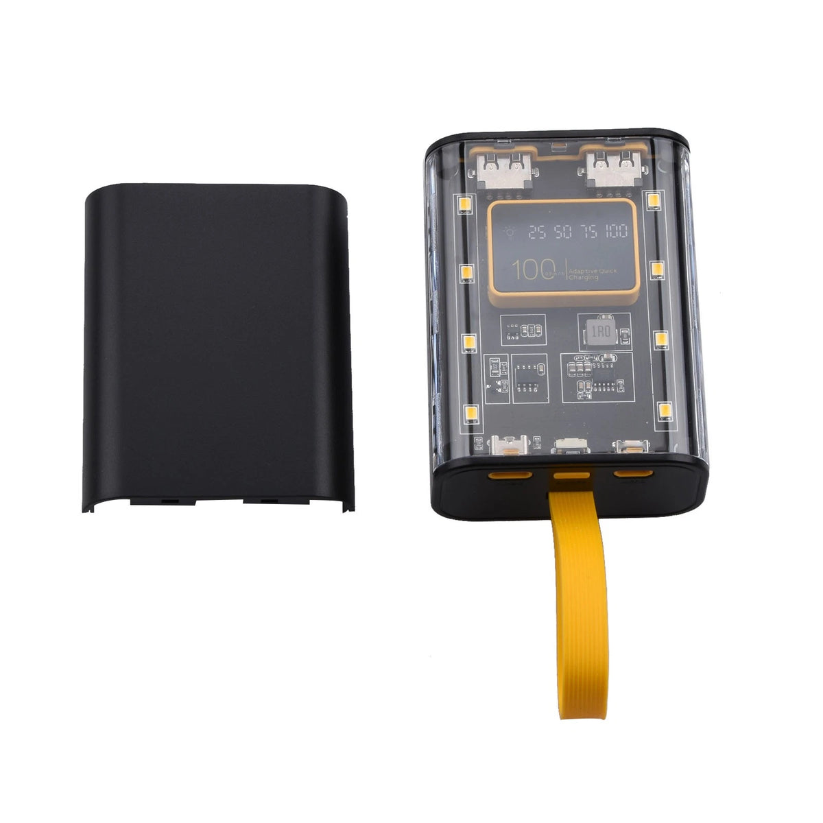 10W 18650 Battery Charger DIY Power Bank Box Case Fast Charging With Night