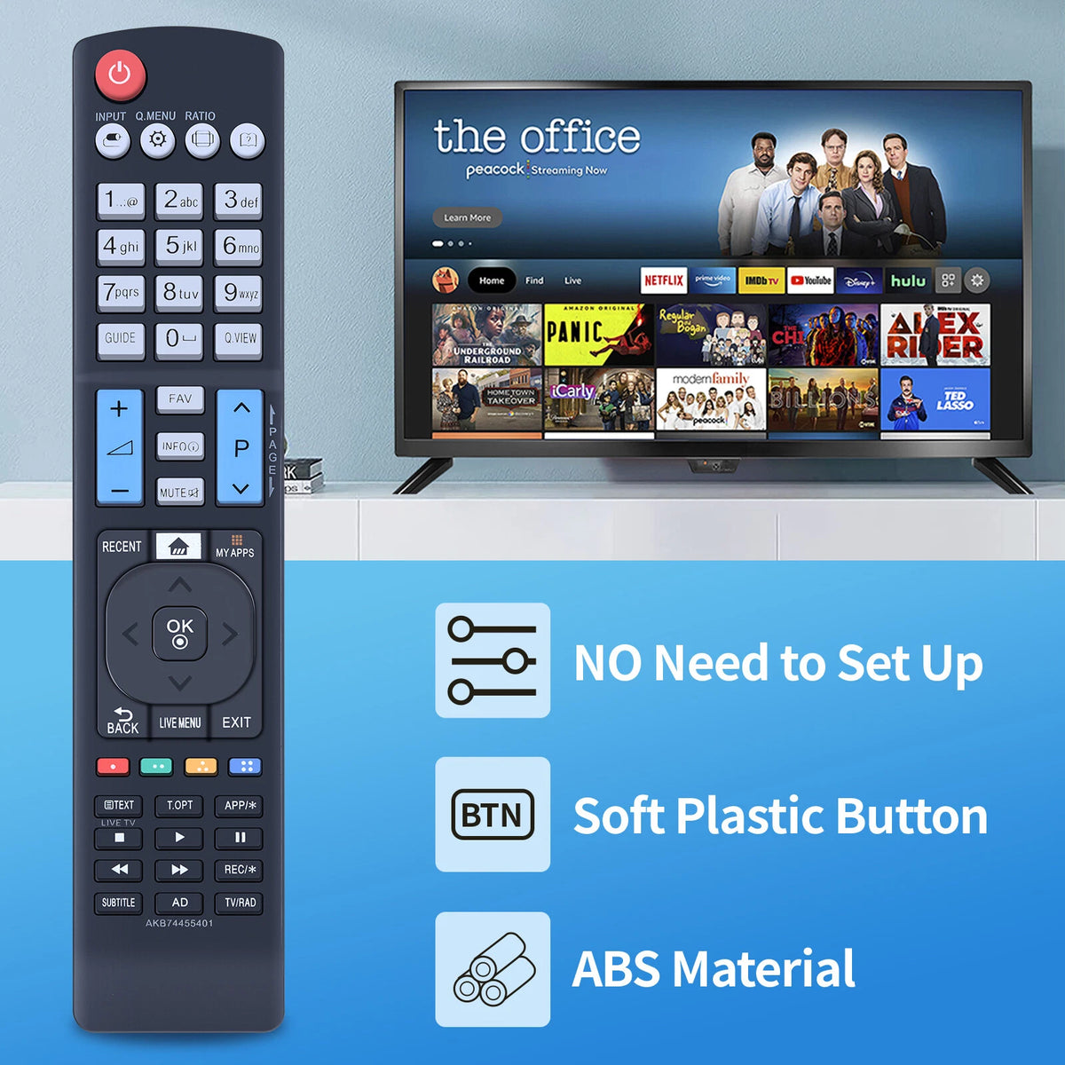 AKB74455401 Remote control For LG 32LF630V 40LF630 40LF630V 43LF630V TV