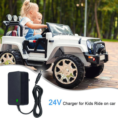 24 Volt Kids Battery Charger For Ride On Car With Charge Indicator