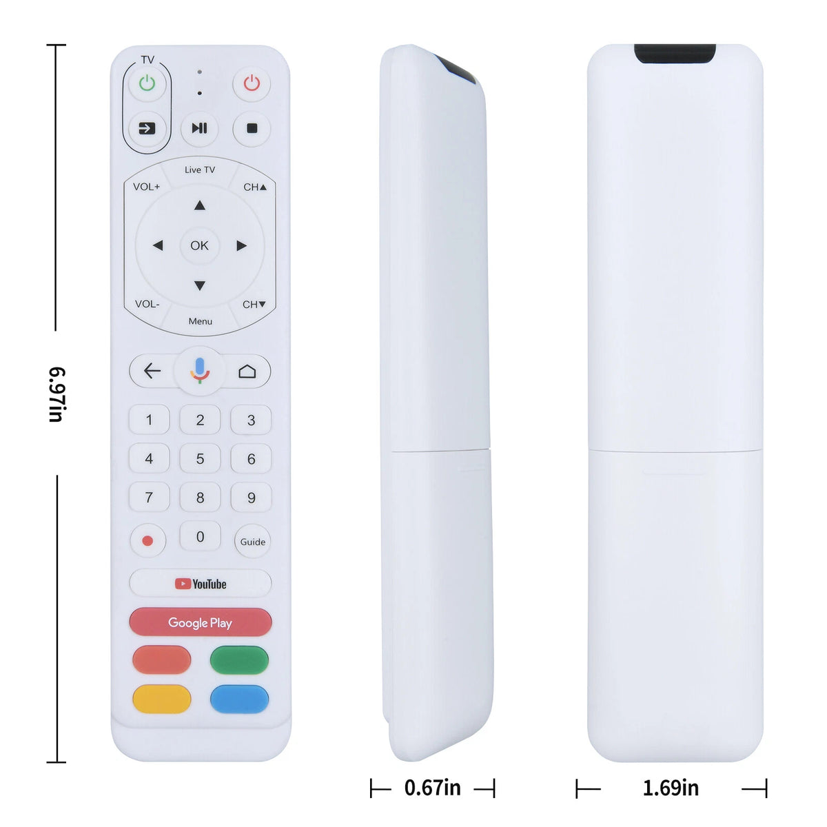 Voice Remote Control For Westman InfiniTV Yukon TV EVO PRO 4K TV -