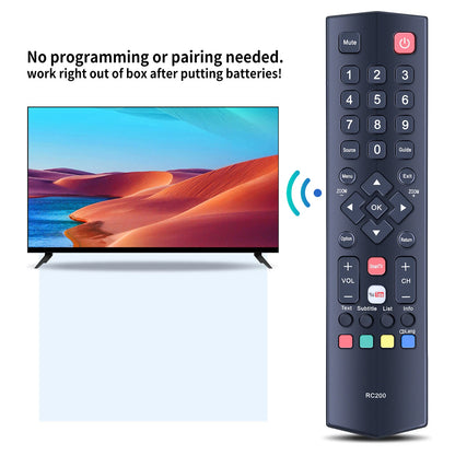 RC200 Remote Control For TCL E3800 S4700 Series TV