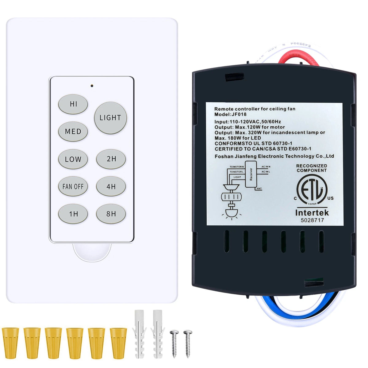 Universal Smart Wi-Fi Ceiling Fan Remote Control Kit