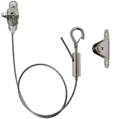 4 Sets Adjustable Hanging Wire Kit, Stainless 80in-4sets, Steel