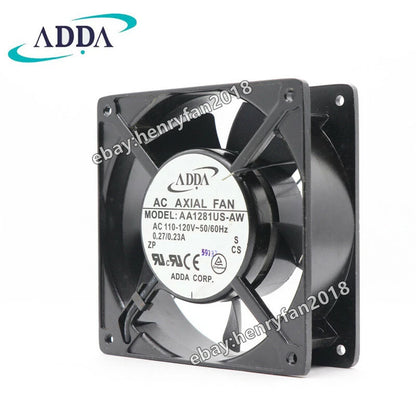 ADDA AA1281US-AW Axial Fan 110/120VAC 0.27/0.23A 120*120*38MM Server Cooling Fan