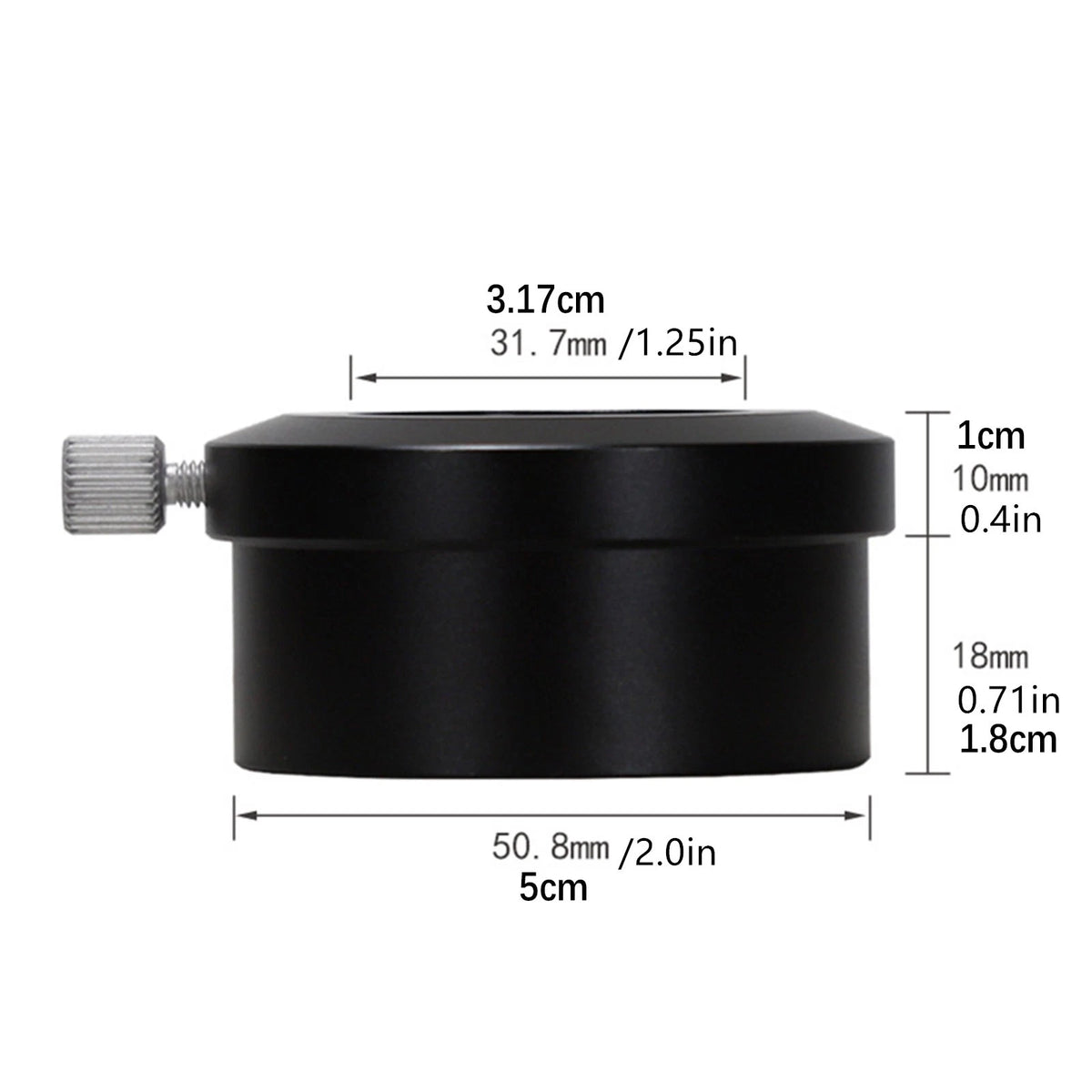2 To 1.25 Telescope Eyepiece Mount Adapter Metal Compression Ring fitting