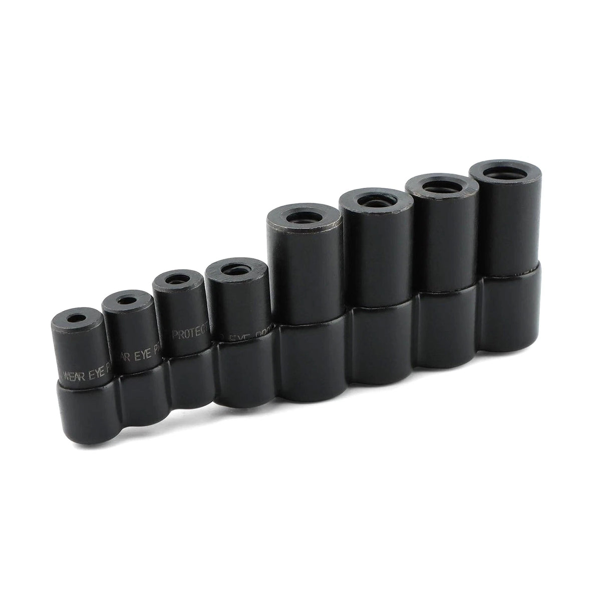 Black Coated Tap Socket Set 70500 8PCS for 1/4 Inch and 3/8 Inch Drive Sizes