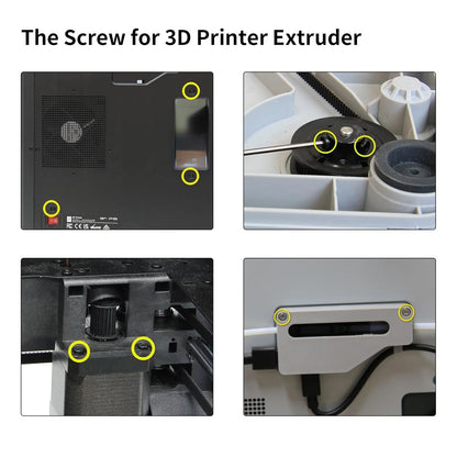 3D Printer Accessories Screws Assortment Kit for X1/X1C/X1E/P1P/P1S/AMS:...