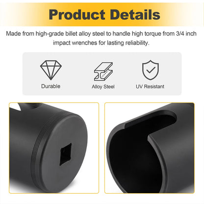 Tie Rod Socket Tool for Class 6-8 Trucks 10353 for Tie Rod Adjustment & Removal