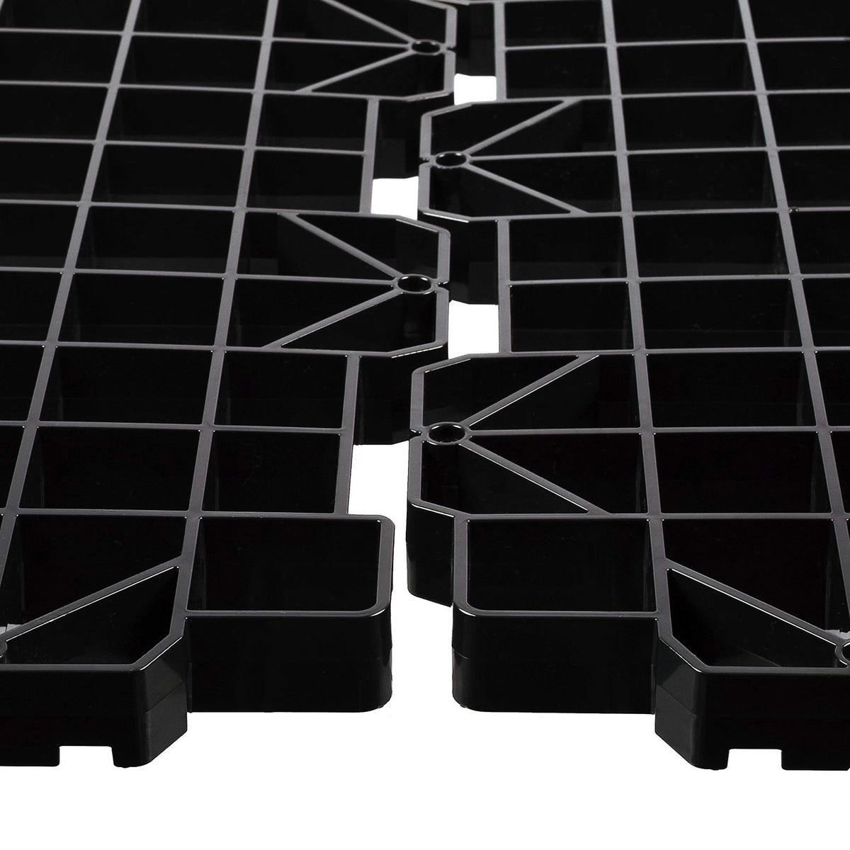 Attic Dek Flooring Storage System, Walking Deck Pallet 4pk - Universal, Black