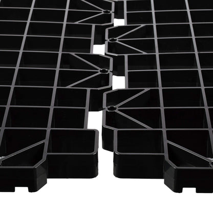 Attic Dek Flooring Storage System, Walking Deck Pallet 4pk - Universal, Black