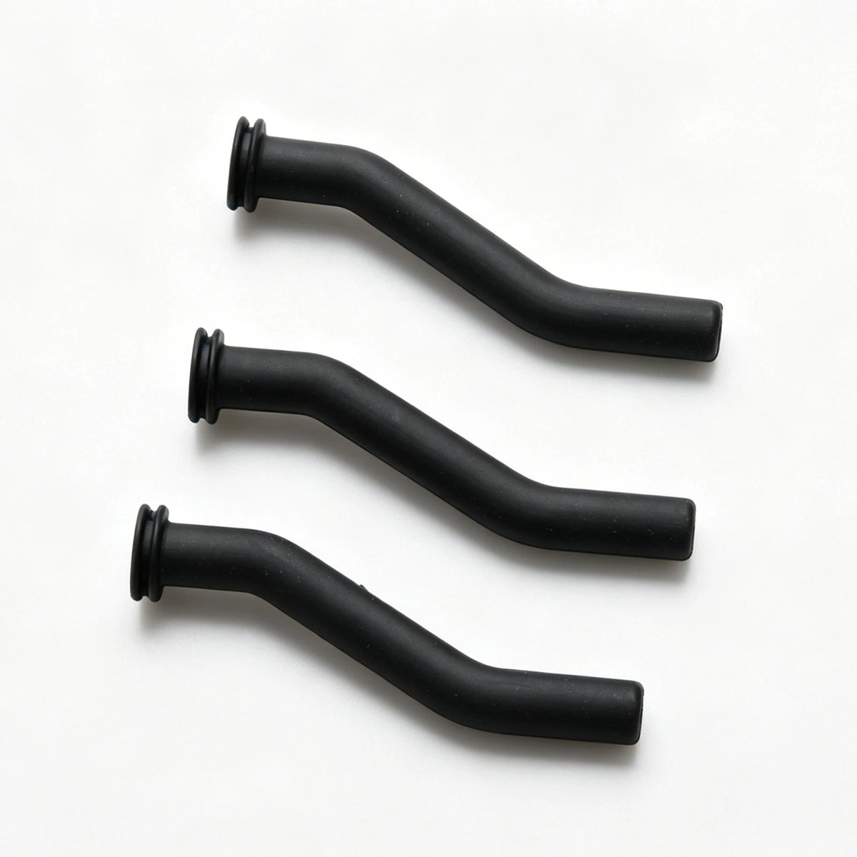 For John Deere 3 Pack 793147 Fuel Pump Vacuum Hose Replacement Black Rubber