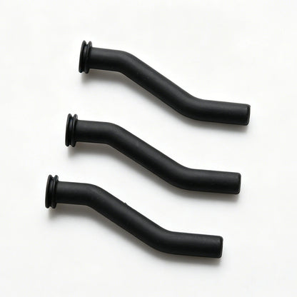 For John Deere 3 Pack 793147 Fuel Pump Vacuum Hose Replacement Black Rubber