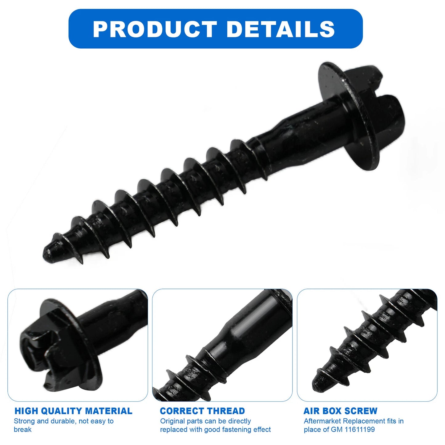 Air Box Screw Tapping Hex Flange Head Screw 6509605AA