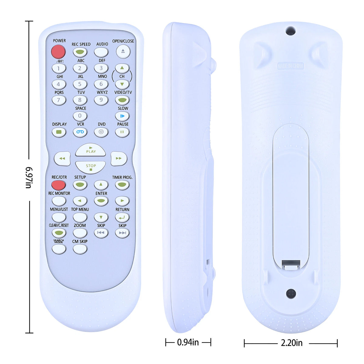 NB108 For Emerson Sylvania DVD VCR Combo Remote Control EDVR95E EWR20V4