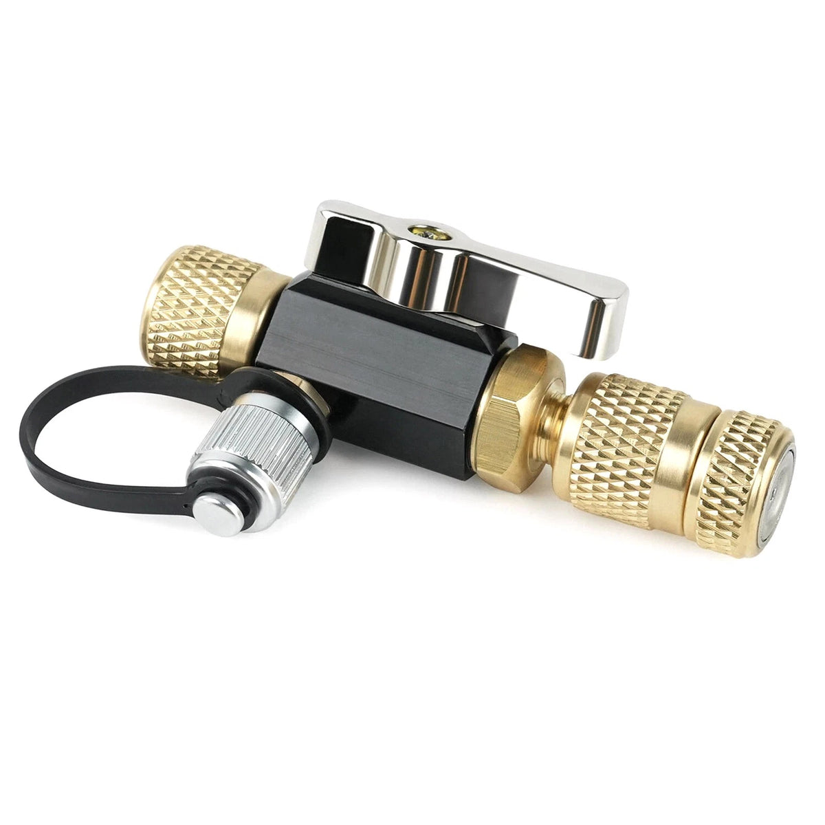 1/4" Vacuum Rated Valve Core Tool for HVAC Maintenance, 20 Micron Brass Tool
