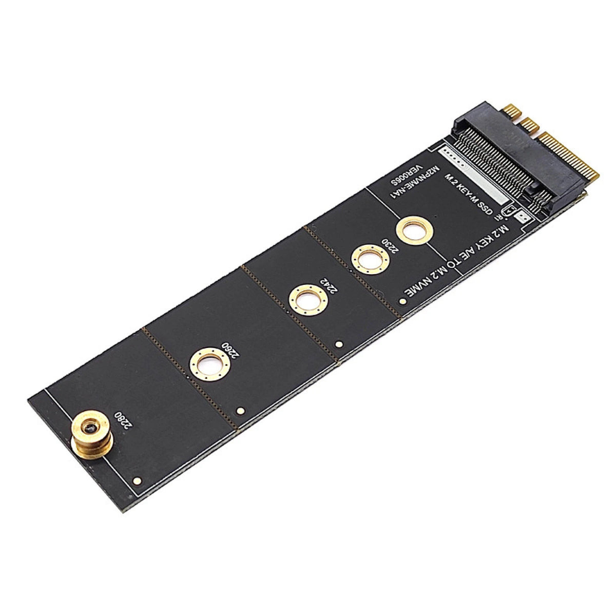 M2 KEY A-E to NVME Adapter Card Holder For NVME PCI Express SSD Port 2230 2242