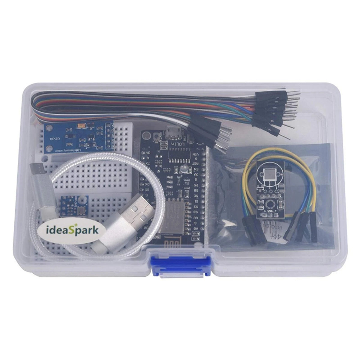 ESP8266 Weather Station Kit Temperature Humidity LCD Display Component Kit