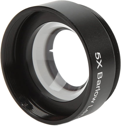 VBESTLIFE 5X Barlow Lens, M28.6 Threaded Stereo Microscope Auxiliary...