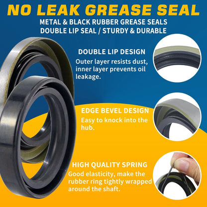 GREPSPUD 1 Set 4 on 4'' Trailer Hub 4x4'' Kit for 2000 lbs Axle - 1Set