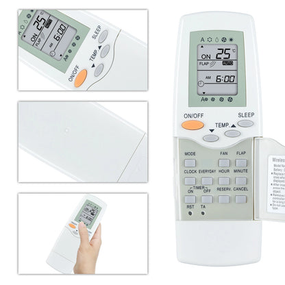 Replacement Remote Control For Carrier Air Conditioner RFL-0301, RFL-0601