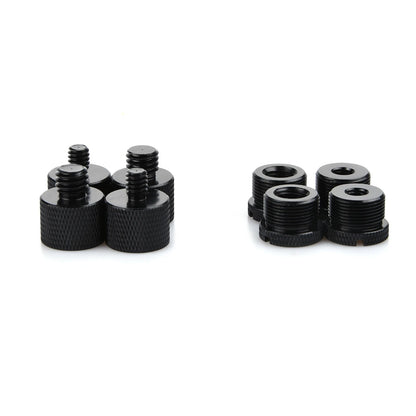 5/8 Female To 3/8 Male,1/4 Female To 5/8 Male Mic Thread Screw Adapter Kits 8*