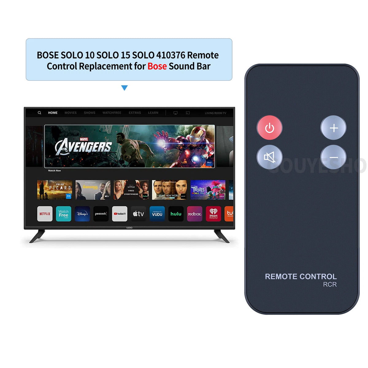 For Bose CineMate 1-SR Home Theater Speaker System Replacement Remote Control