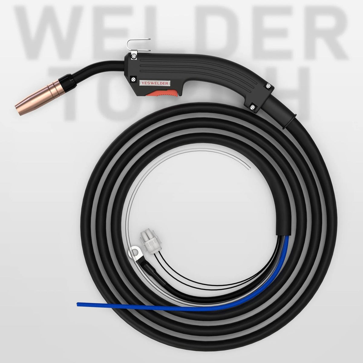 YESWELDER 8FT 100A for Clarke 130EN 180EN Welder Complete 8ft, Black