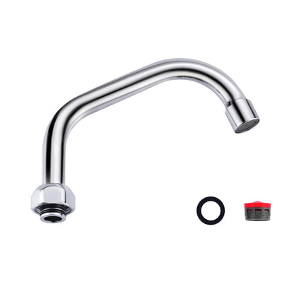 G3/4 Internal Thread Commercial Faucet Swivel Spout 6 Inch, Polished Chrome