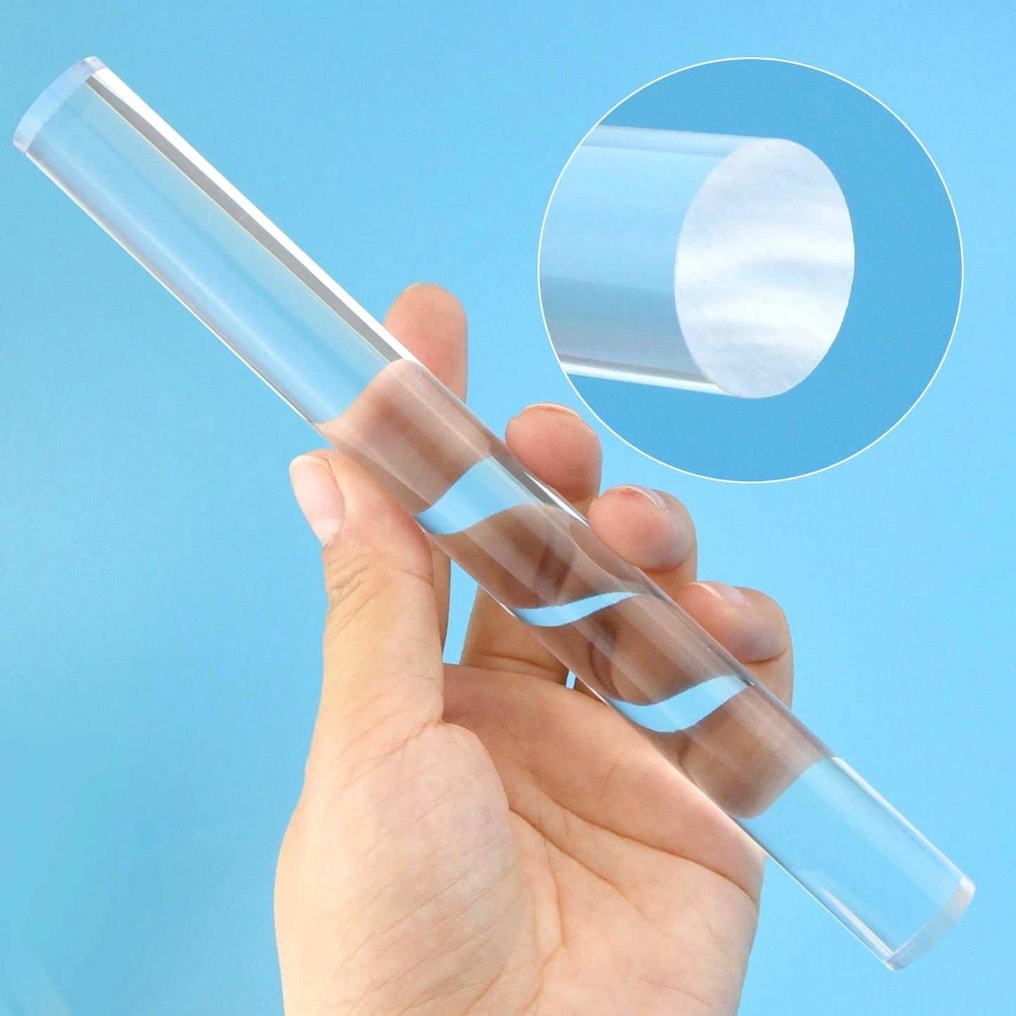 5 Pieces Polymer Clay DIY Tool, Marrywindix Acrylic Roller with Acrylic...