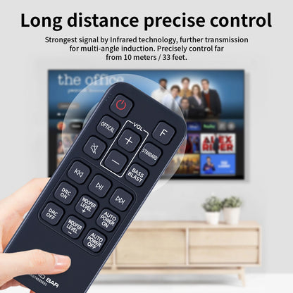 AKB74935621 For LG Sound Bar Remote Control SJ2 SPJ2B-W SJ2.DEUSLLK