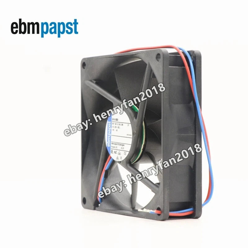 For ebmpapst 3414NGH Axial Fan DC 24V 3.0W  0.13A 92*92*25mm 2wires Cooling Fan