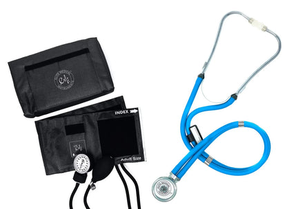 EMI EBE-340 Sprague Rappaport Stethoscope with Black Aneroid Baby Blue/Black