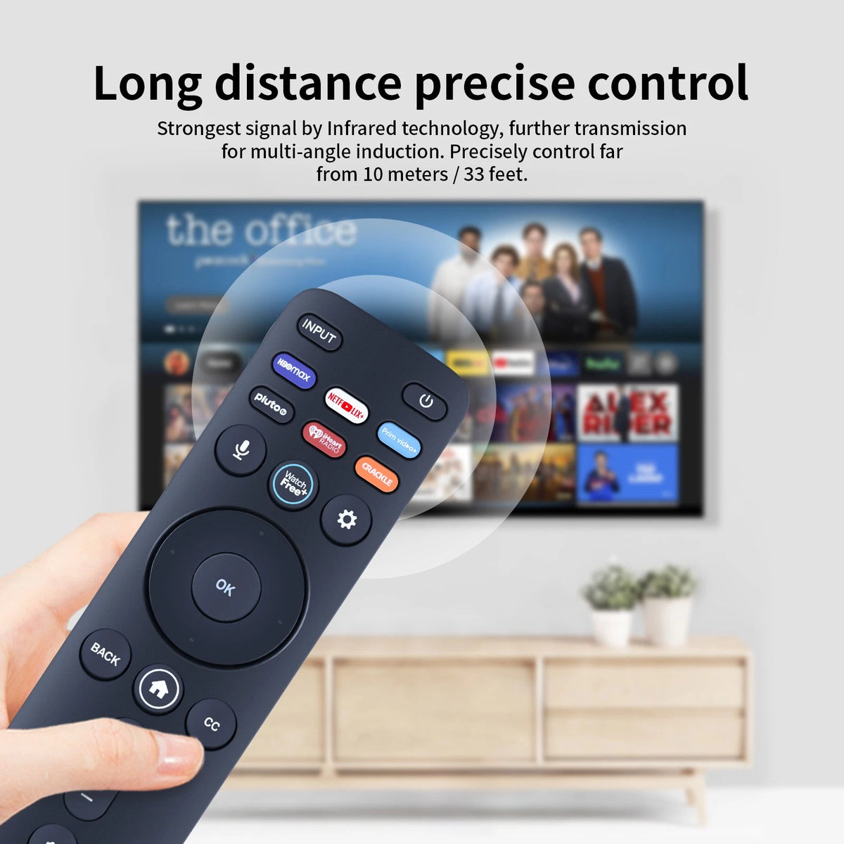 XRT260 Voice Remote Control For All Vizio LED LCD HD 4K UHD HDR Smart TVs