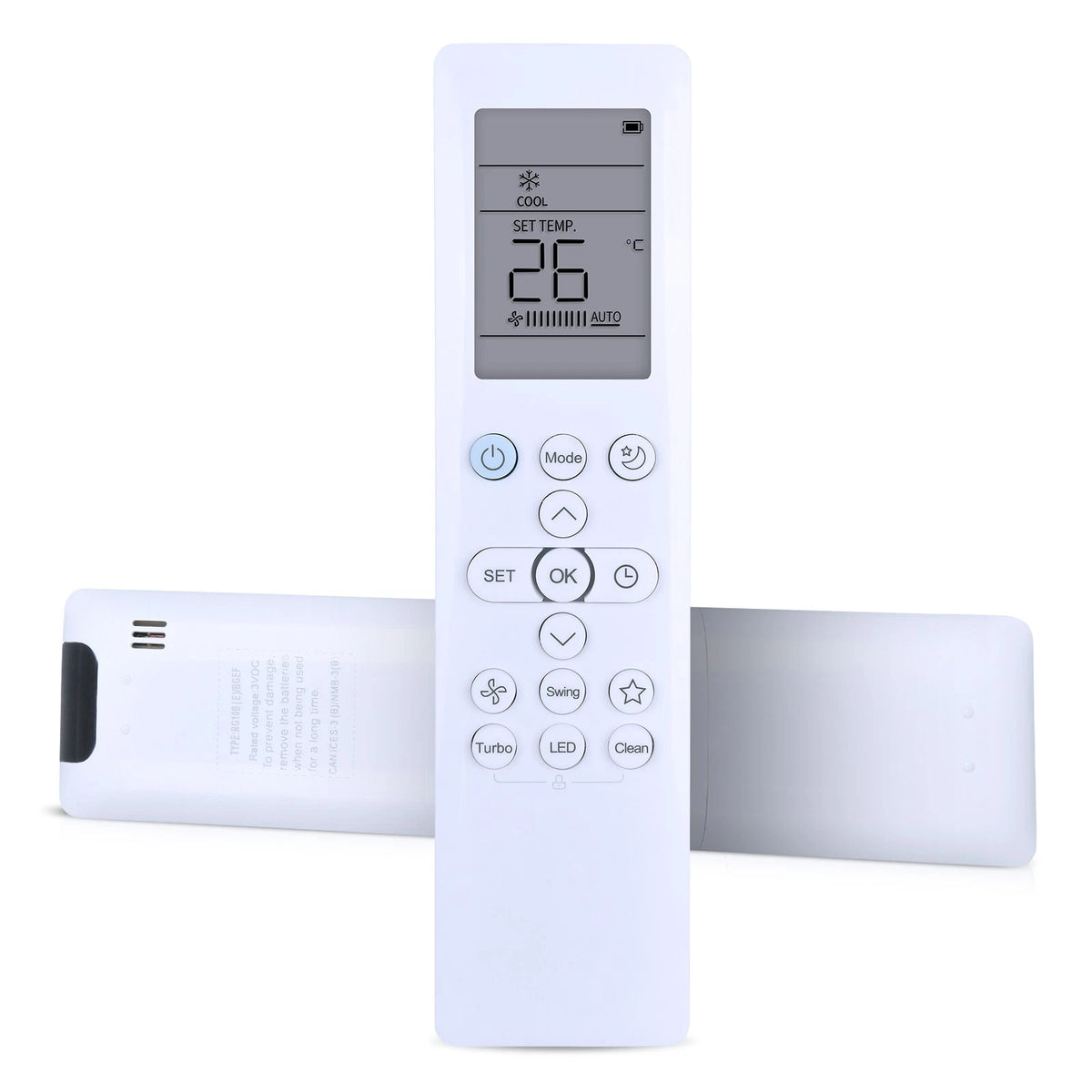 Remote Control For Cooper & Hunter MIA Series, Mini Split Air Conditioner