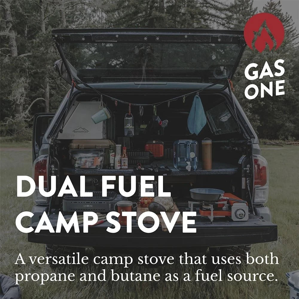 Gas One GS-3400P Propane or Butane Stove Dual Fuel 8,000 BTU,