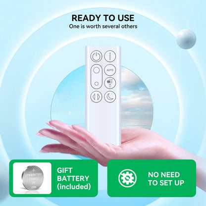 Remote Control For Dyson Purifier Cool TP7C Purifying Tower Fan / with Battery