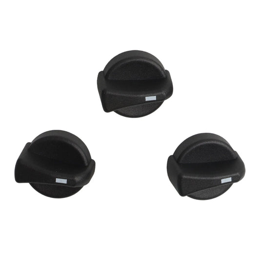 3X AC Heater Control Knobs Parts For Peterbilt Models 1987-2011 121-0001-000
