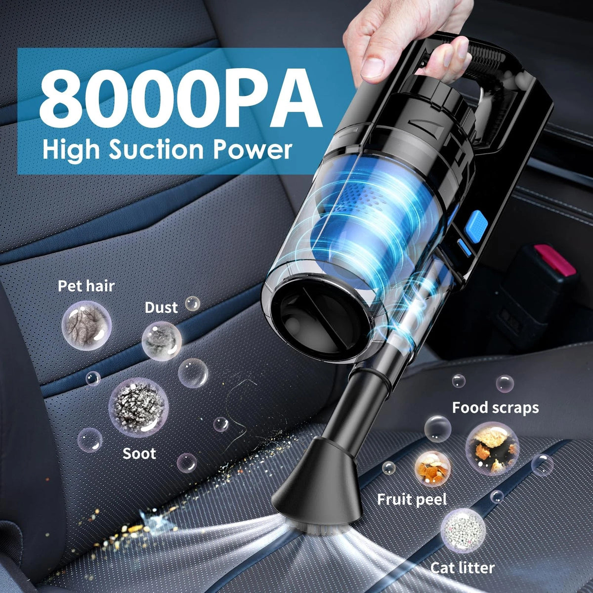 17pcs Car Detailing Kit Interior Cleaner, Cleaning with...